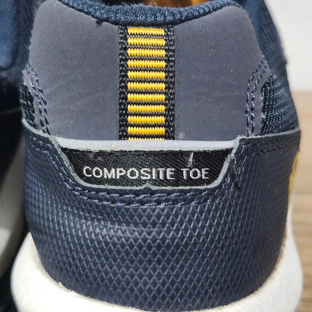 Caterpillar Streamline 2.0 Composite Toe Work Shoes Mens 10 Navy P91380 EH SRX